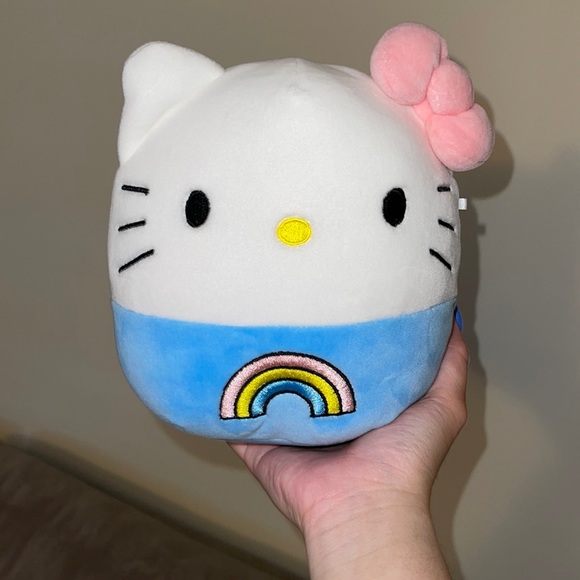 Hello Kitty Other - Mini Hello Kitty rainbow Squishmallow